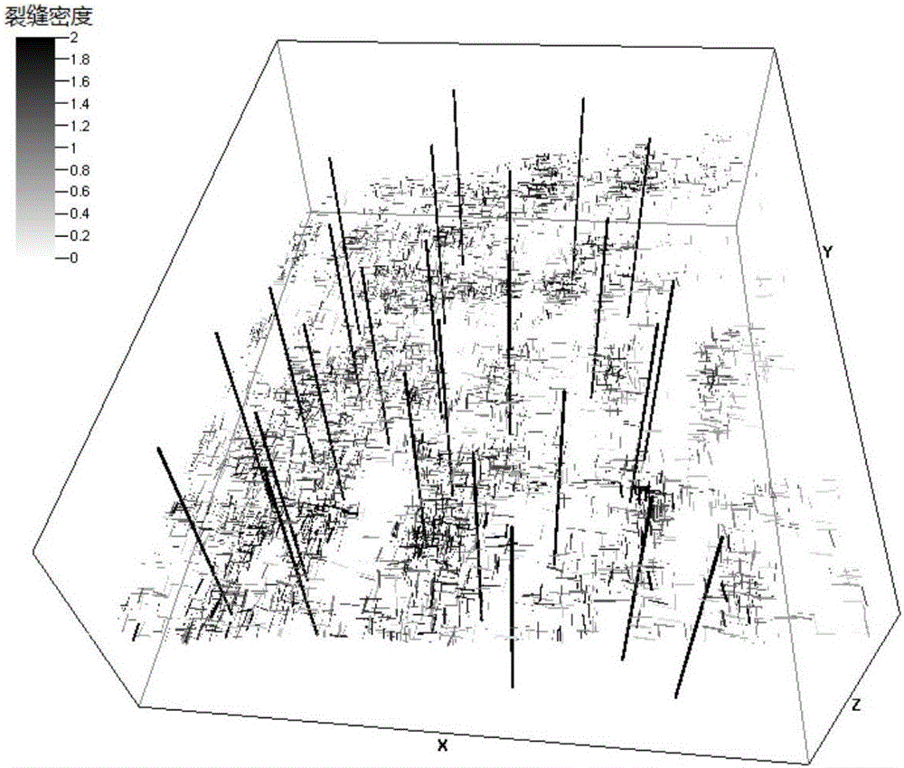 Reservoir crack modeling method and system