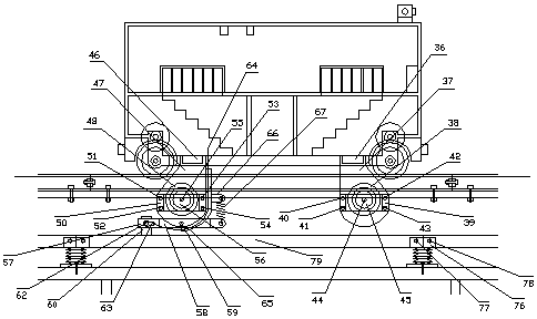 Unmanned elevated wide-body tram