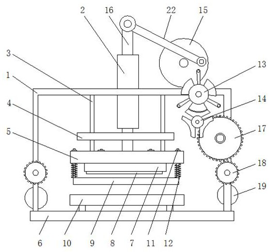 Cloth cutting machine capable of tidily cutting clothes for rapid production of clothes