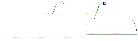 Cutter harvesting structure for vegetable harvesting machine