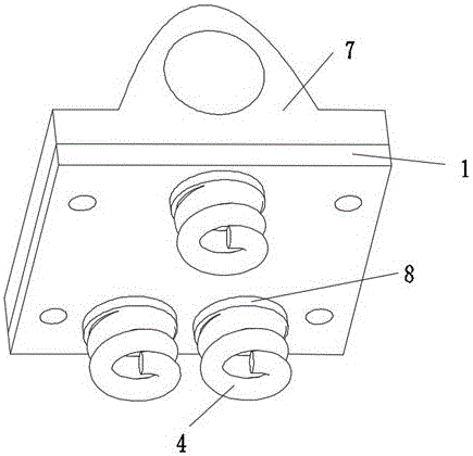 Shock absorption bearing pedestal