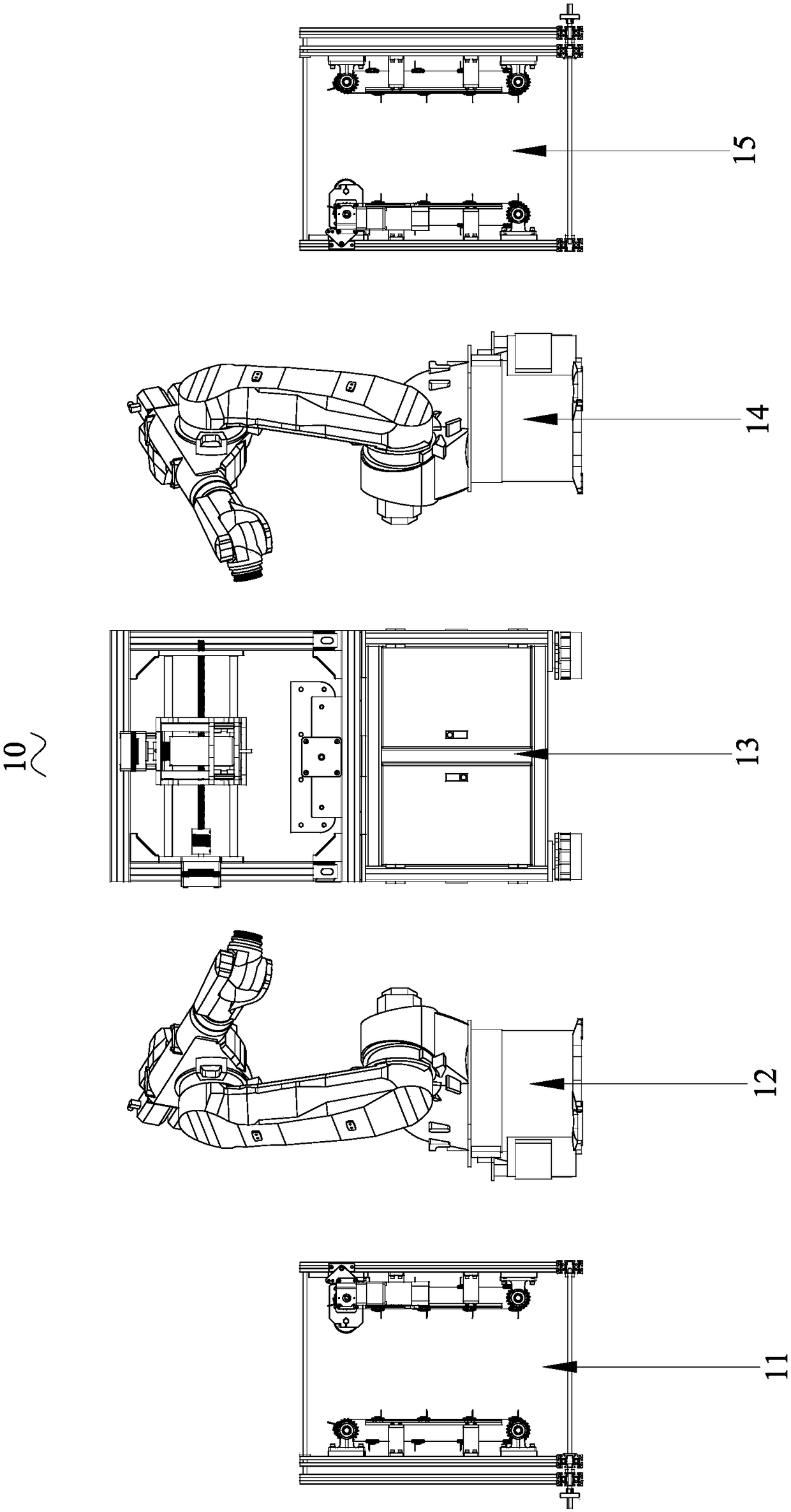 Numerical control glass fine carving equipment