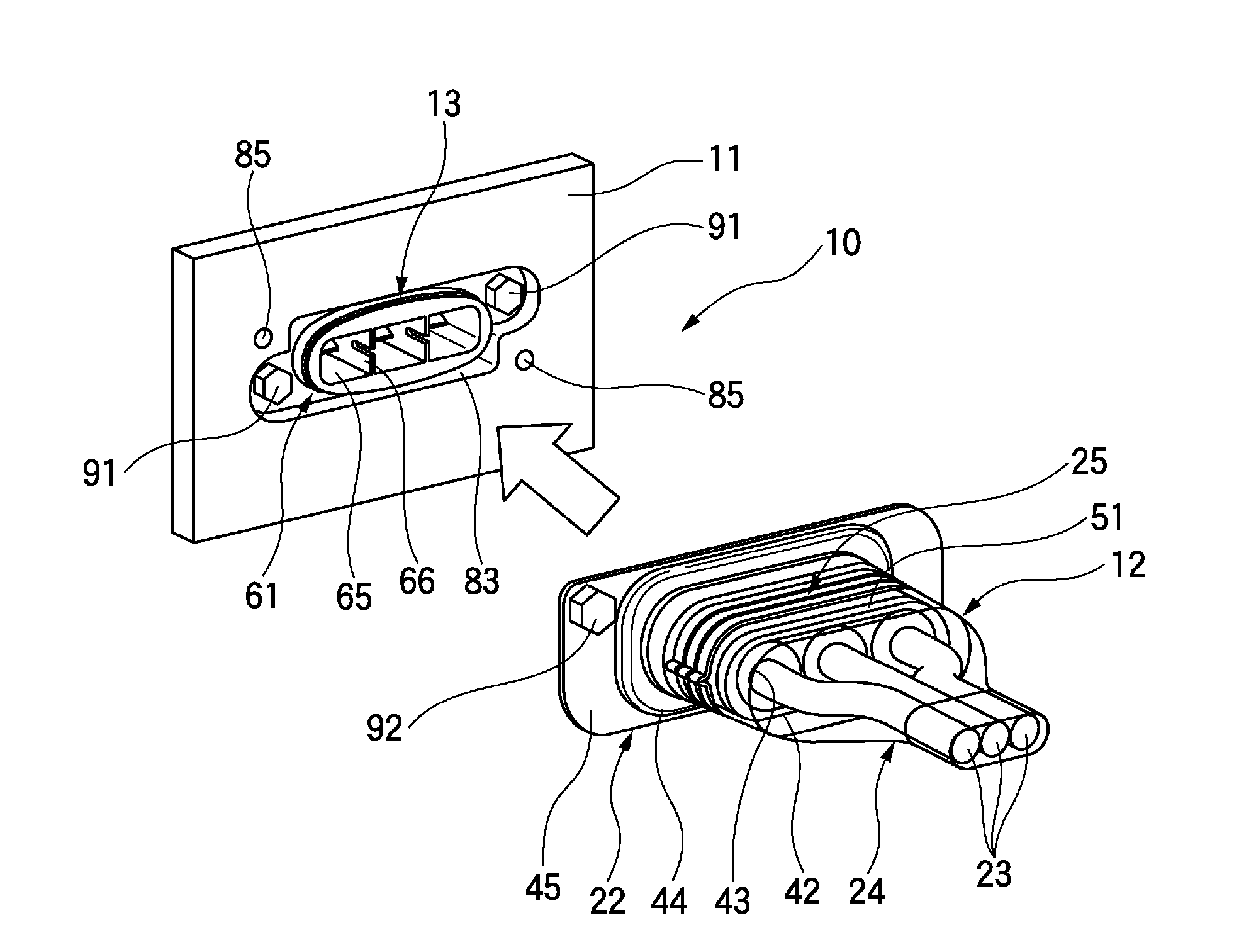 Shielded connector