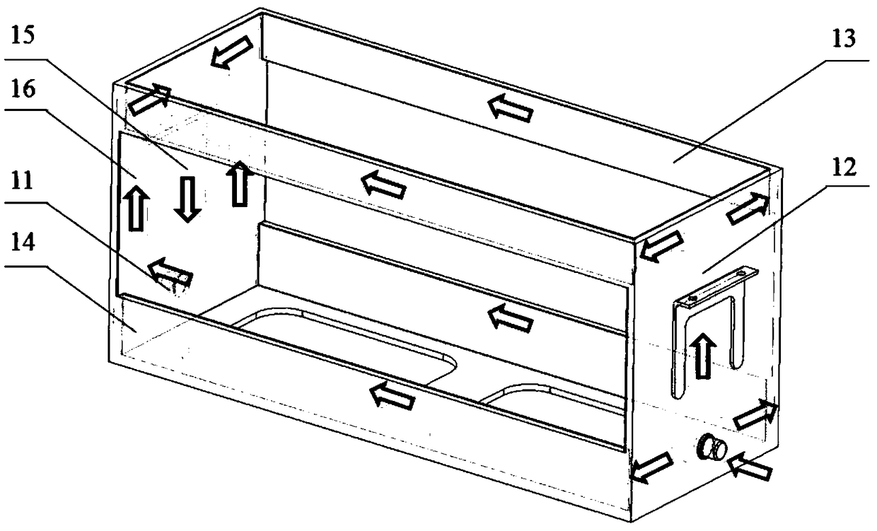 Power battery module and liquid cooling system integrated structure