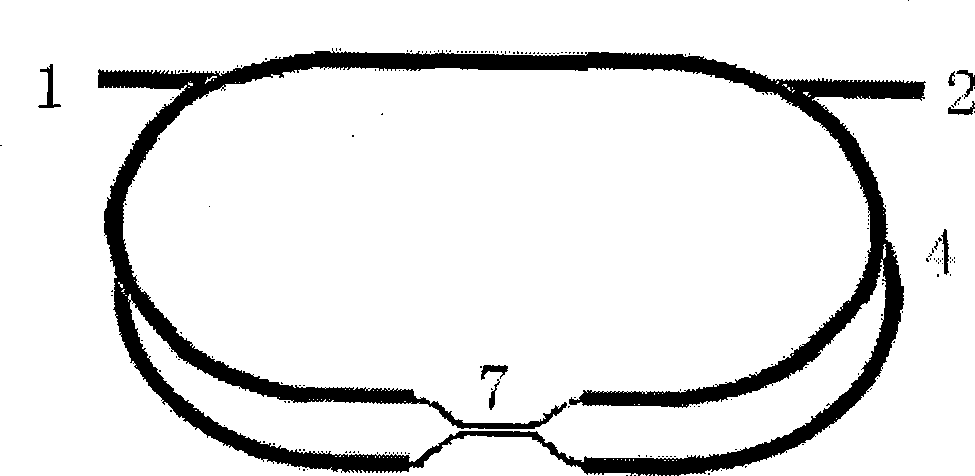 Non crosspoint space type integrated optics multi-ring ring shaped resonant cavity