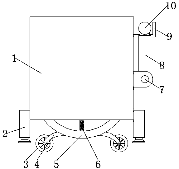 Lead-acid battery power supply shell being convenient to carry