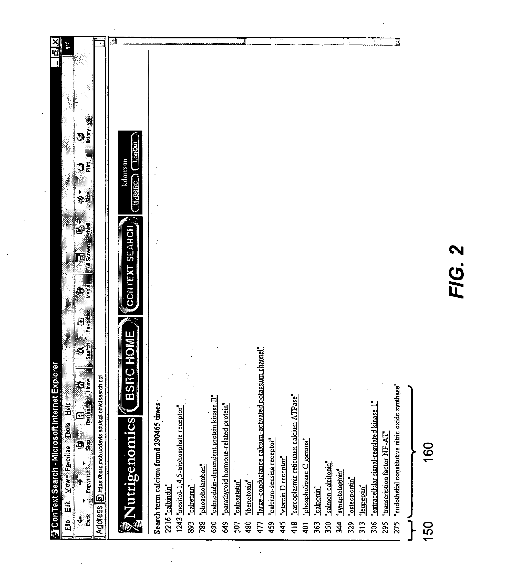 System and method of context-specific searching in an electronic database