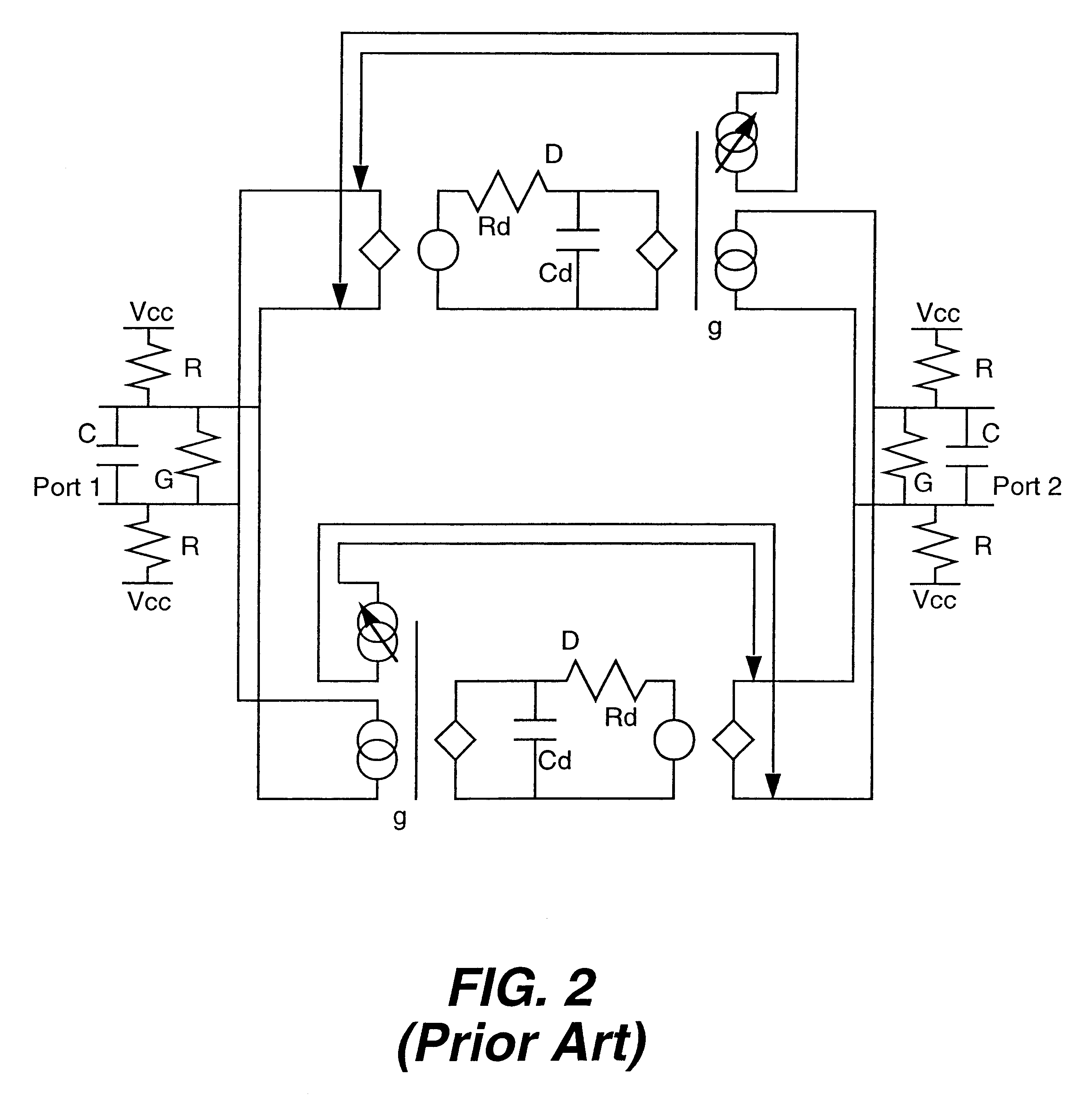 Gyrator with loop amplifiers connected to inductive elements