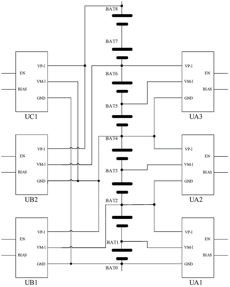 Automatic testing system for battery equalization module packing