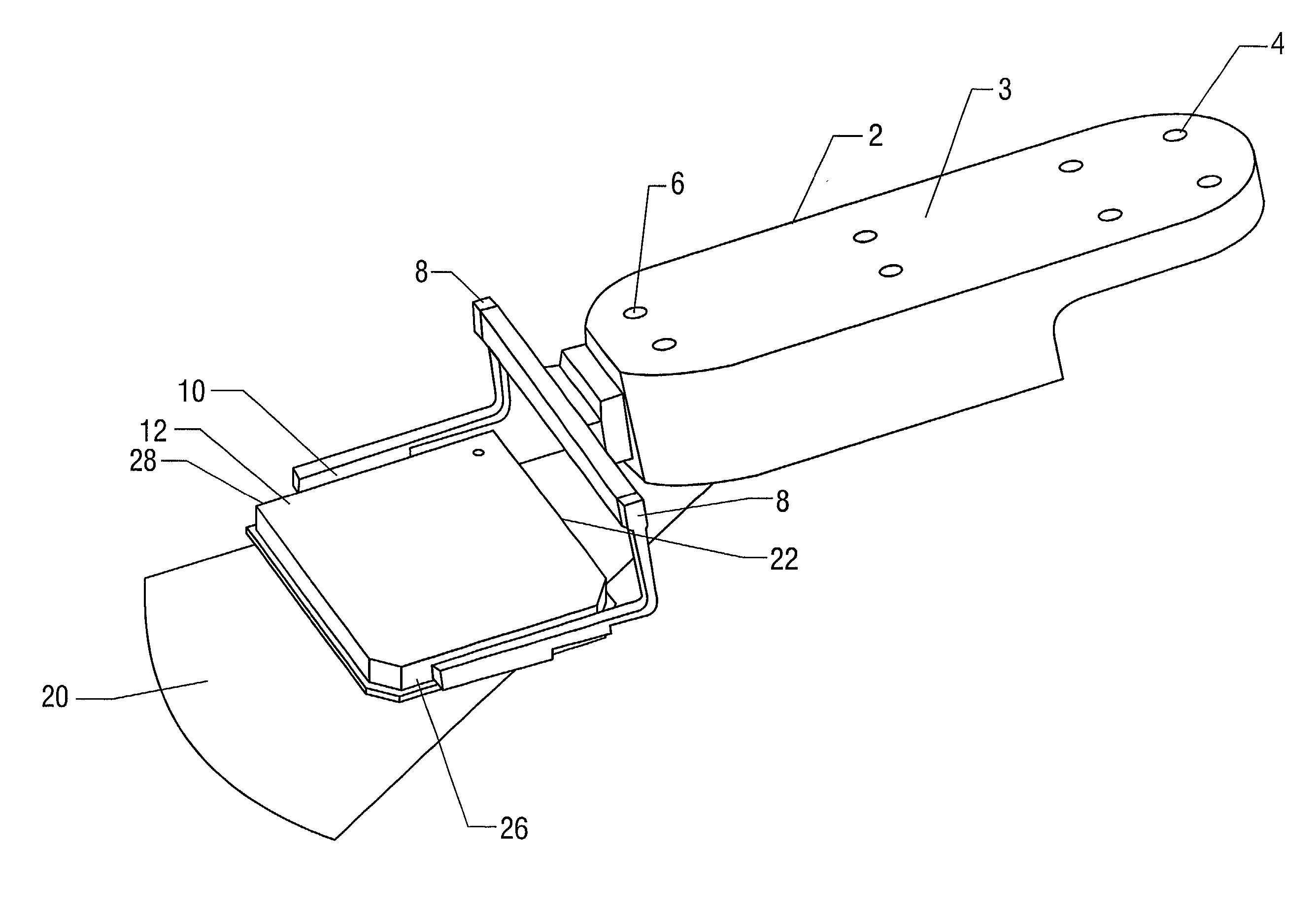 Robot mounted barcode reader