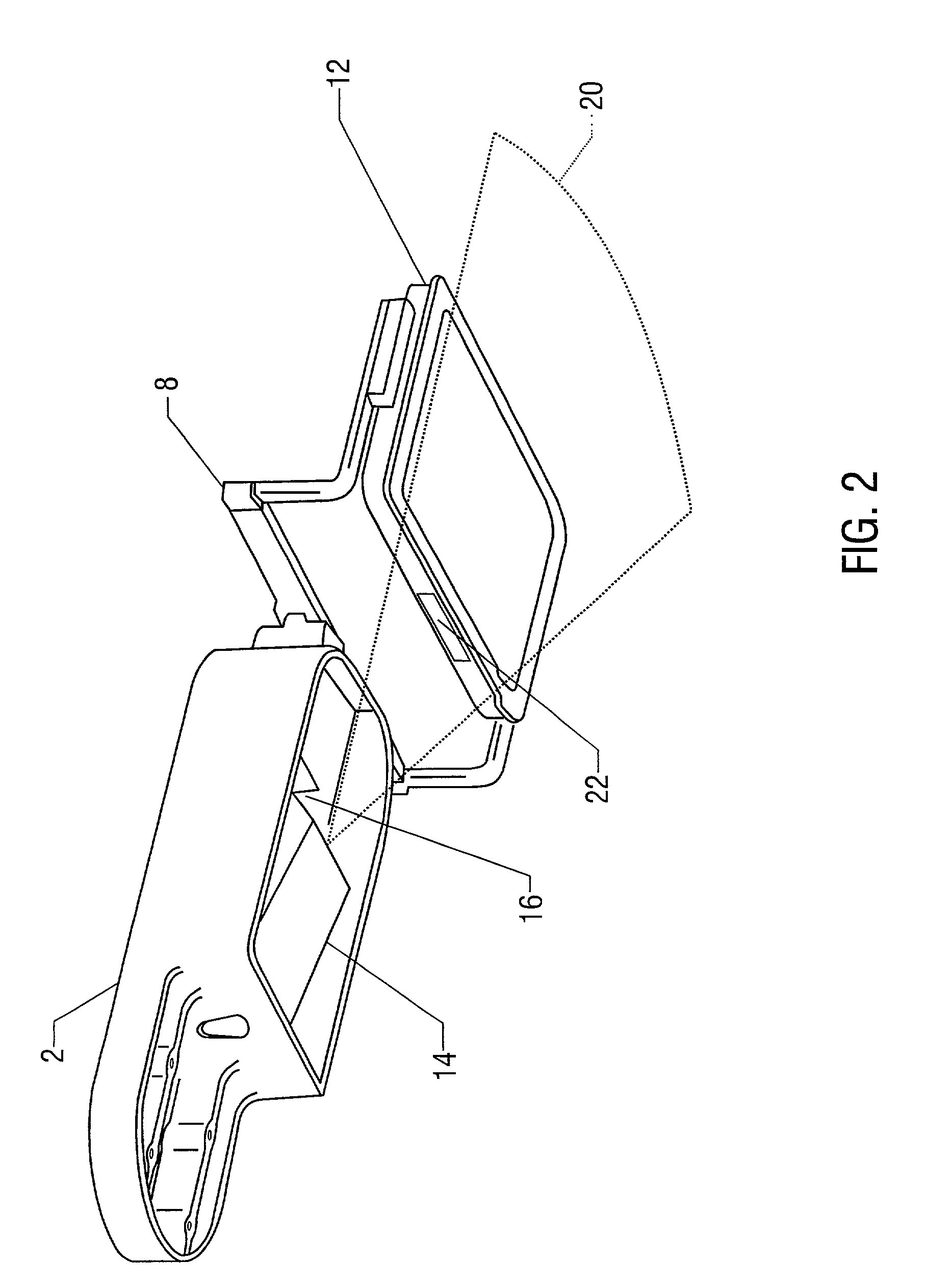 Robot mounted barcode reader