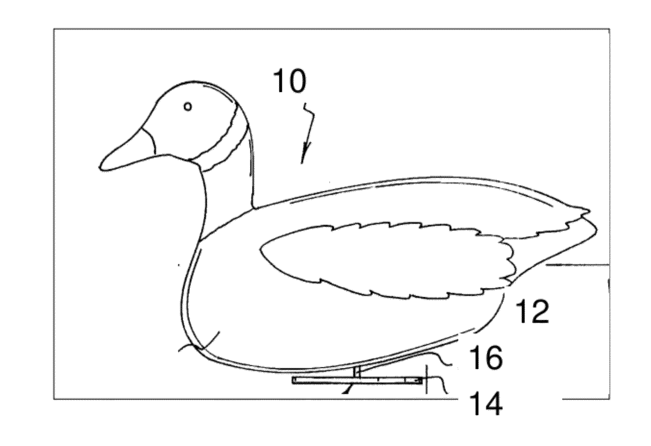 Remotely controlled animal motion decoy system