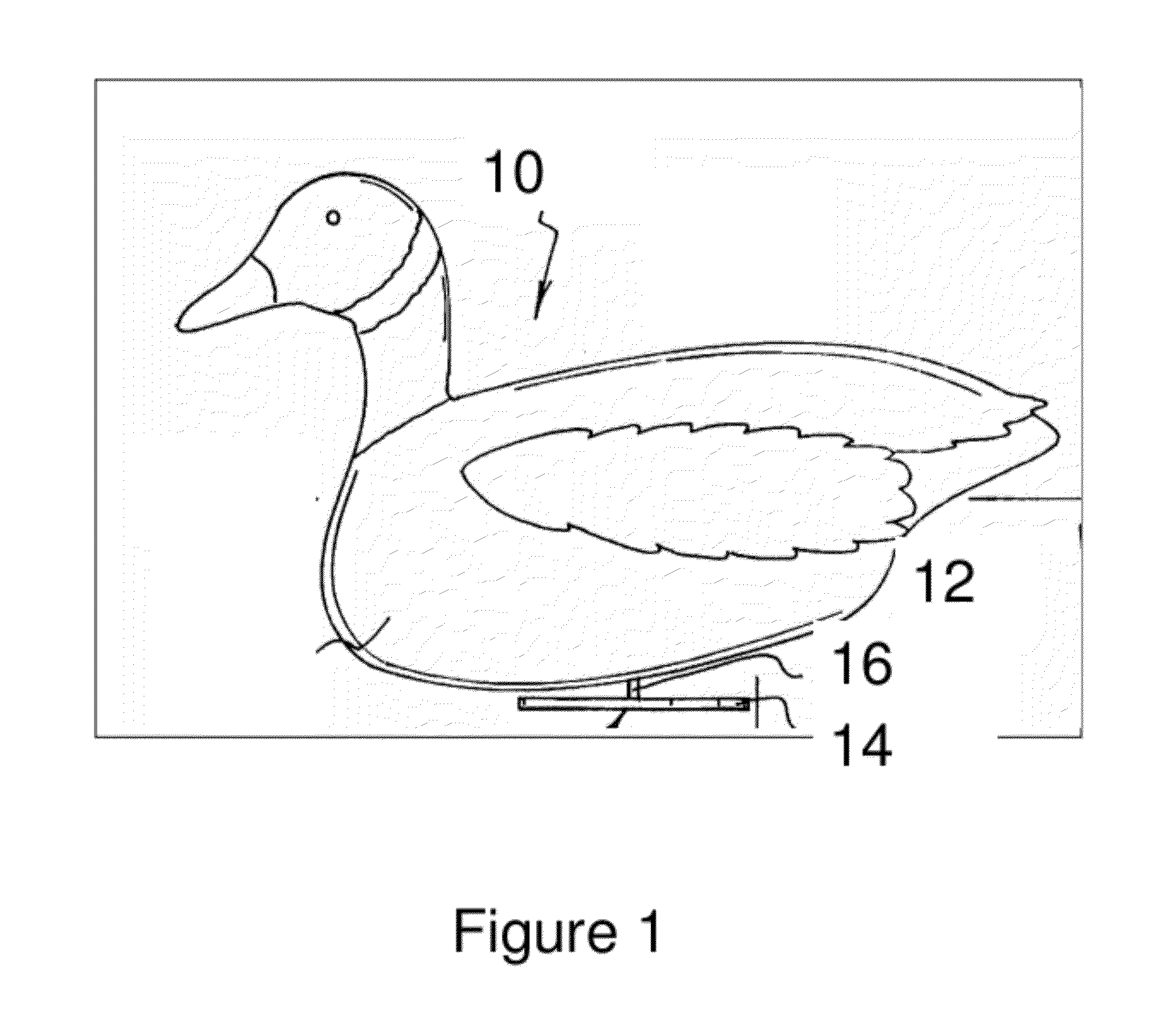 Remotely controlled animal motion decoy system