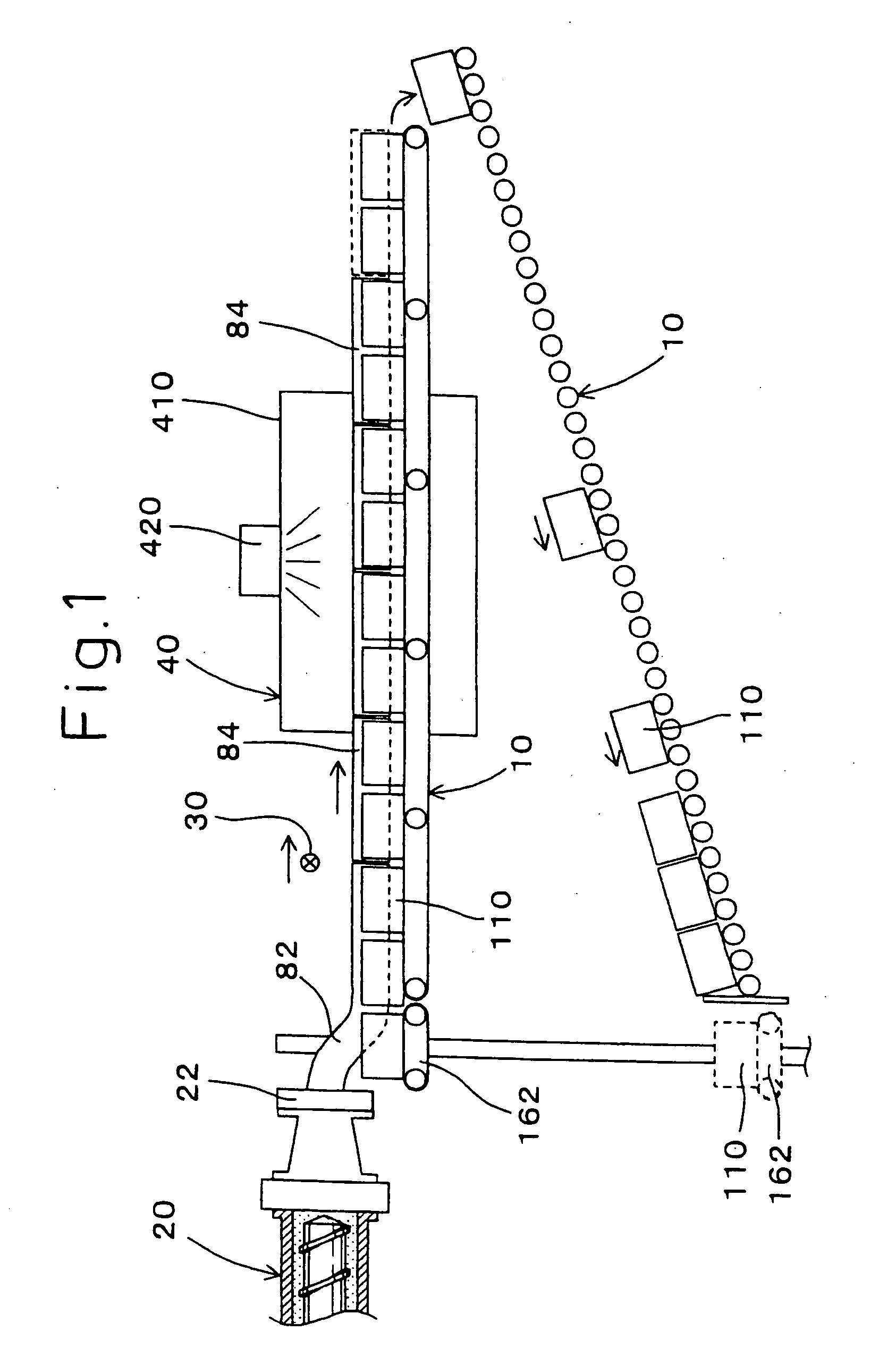 Method of conveying ceramic moldings