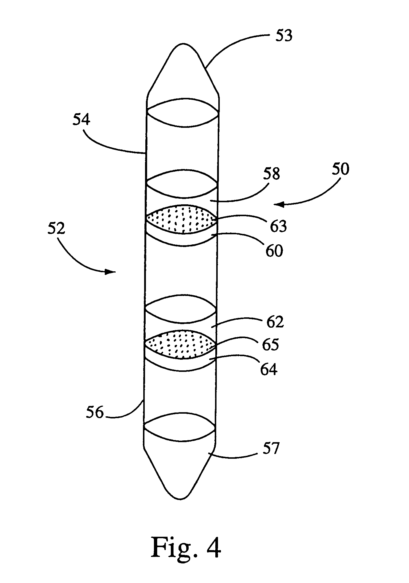 Molecule separation device and method combining multiple filtration media