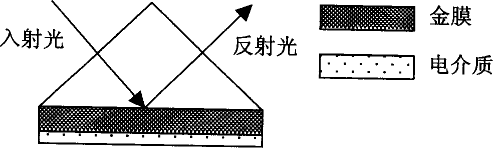 Surface plasma resonance based fingerprint image acquisition method