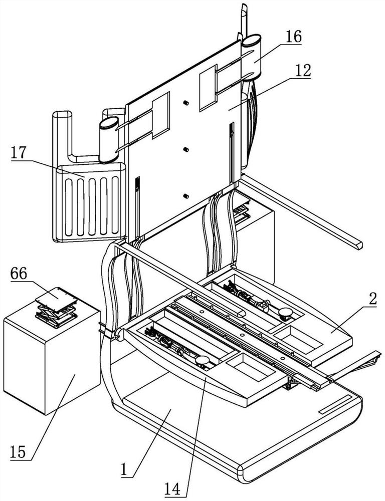 Bed-fixed type hemostasis support for cardiology department