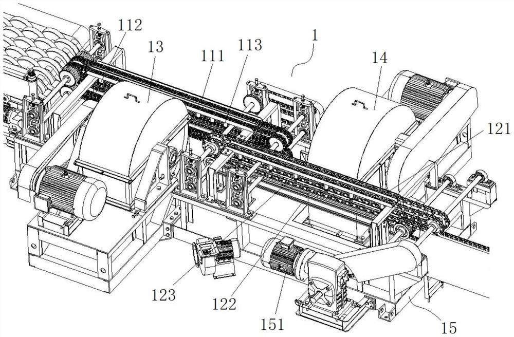 Hemp scraping device and plant fiber extraction equipment