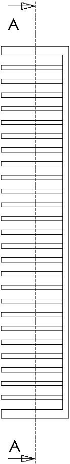 Air-cooled notebook computer with difficultly-weakened heat dispersion property