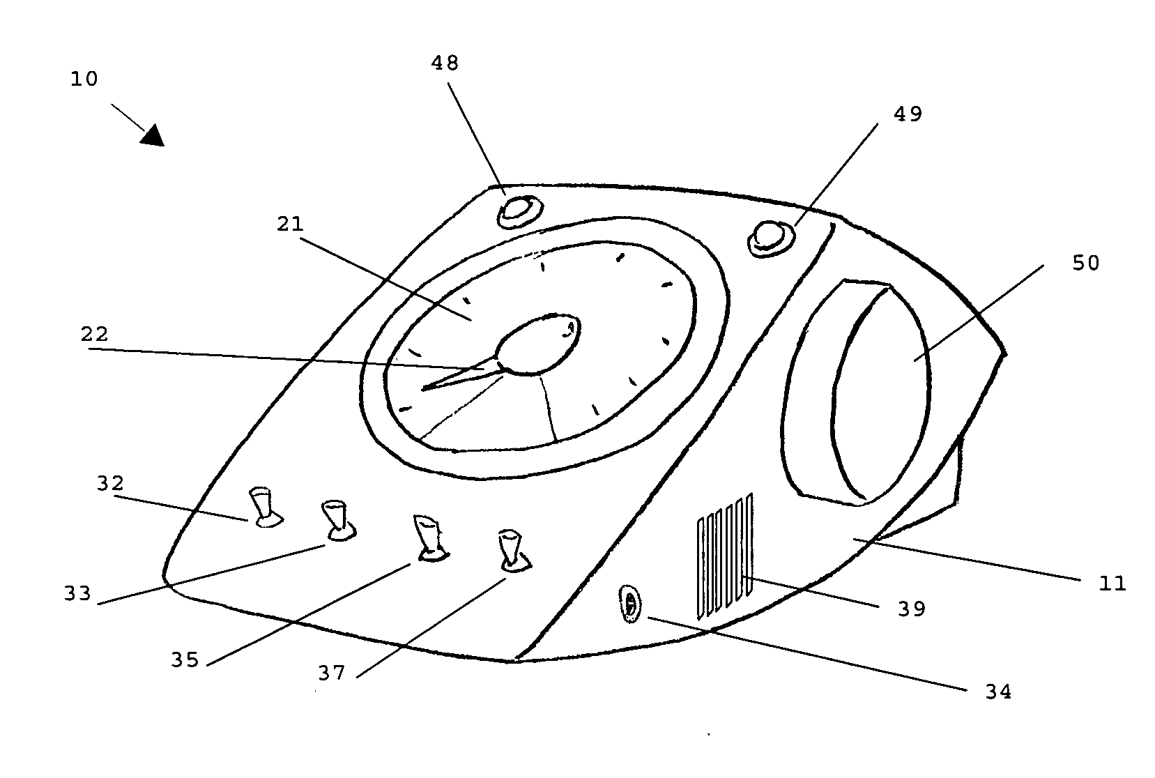 Musical note speedometer