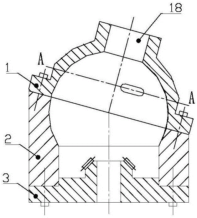 Gear dead-point-passing mechanism of spherical compressor