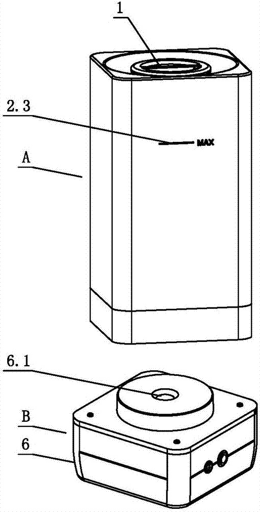 External water storage device for dish-washing machine and dish-washing machine with external water storage device