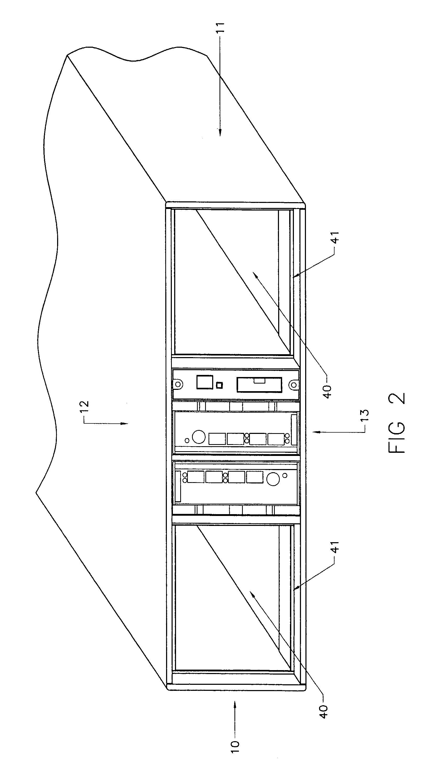 Data storage device chassis, case and clamp mechanism