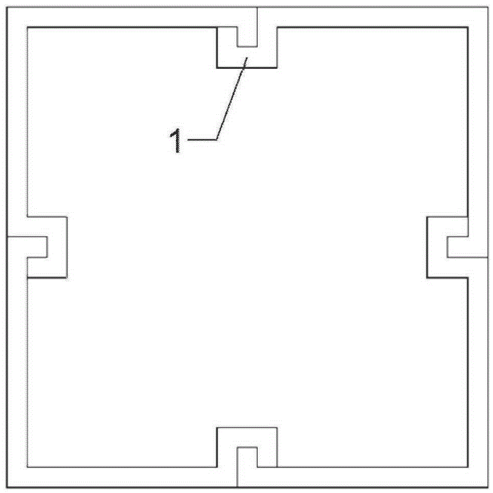 An interlocking formwork for an anti-crack and anti-seepage permanent column