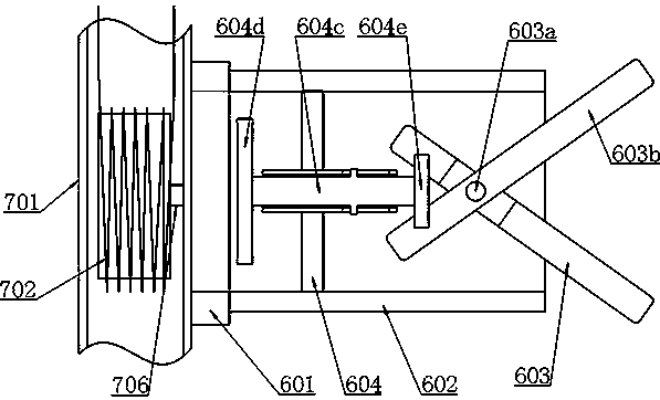 A transport vehicle for plastic pipe fittings