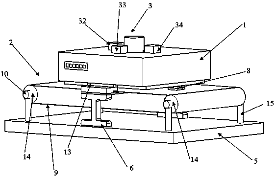 Glass panel polishing machine tool and polishing method