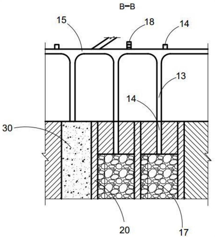 A method for retaining ore pillars in gently inclined medium-thick ore bodies with room-and-pillar method