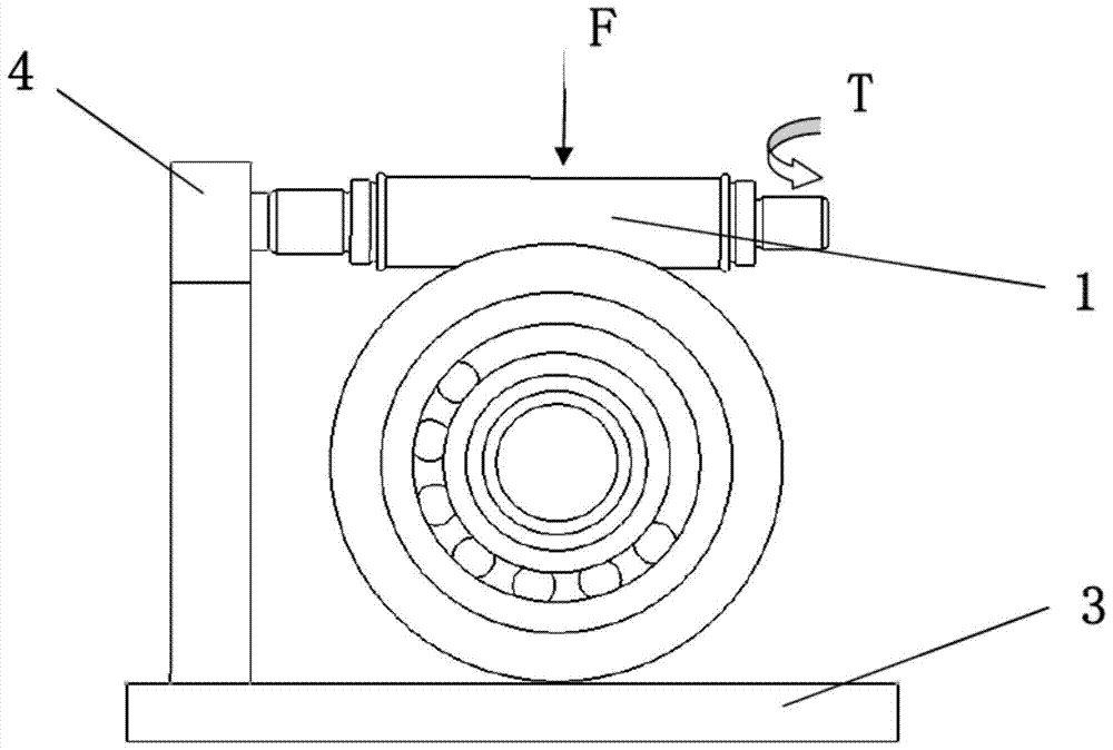 Test method for jumping change of friction coefficient of worm gear and worm in automobile steering system