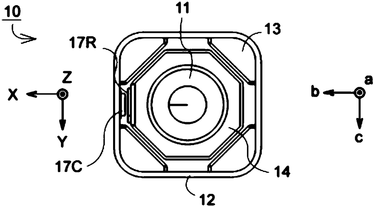 Position detecting device, lens drive device, camera device, and electronic equipment