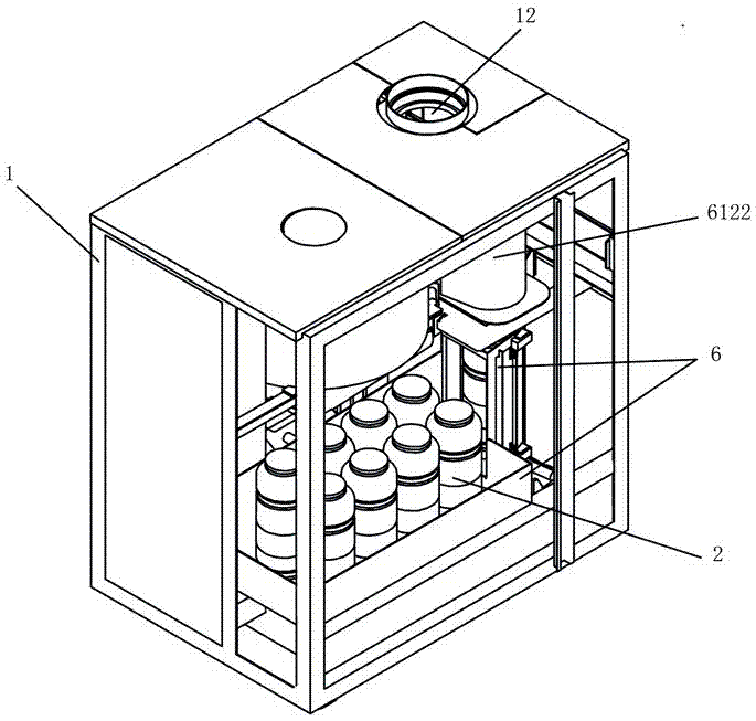 Automatic receiver-transmitter cabinet for material pneumatic conveyor system