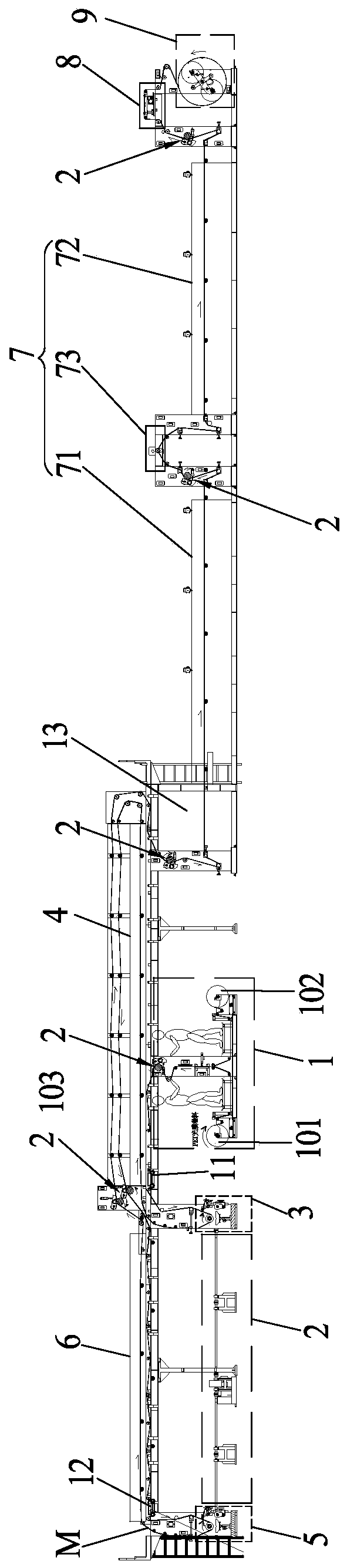 Electrothermal film gravure printing equipment and electrothermal film printing method