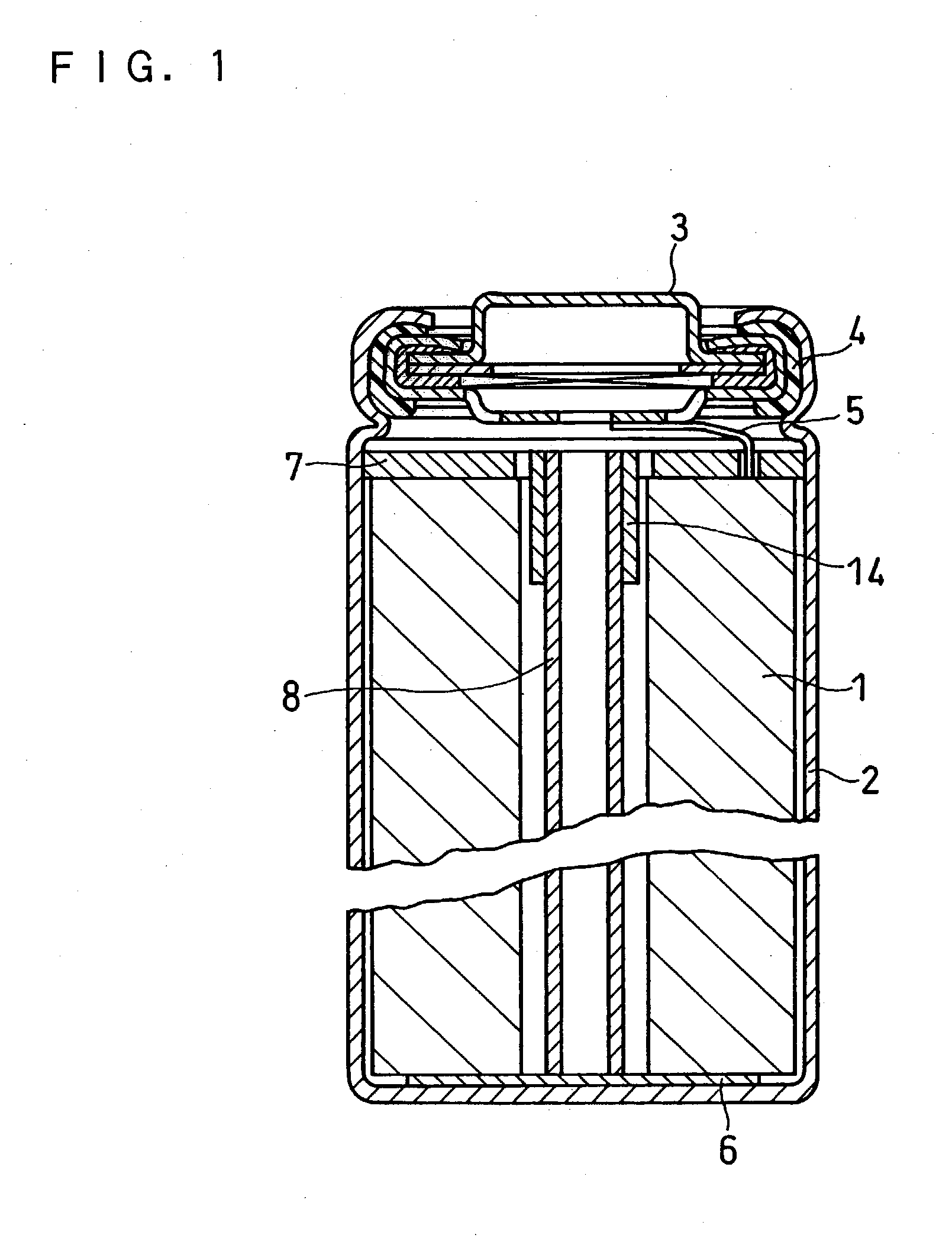 Cylindrical lithium ion secondary battery and fabrication method thereof