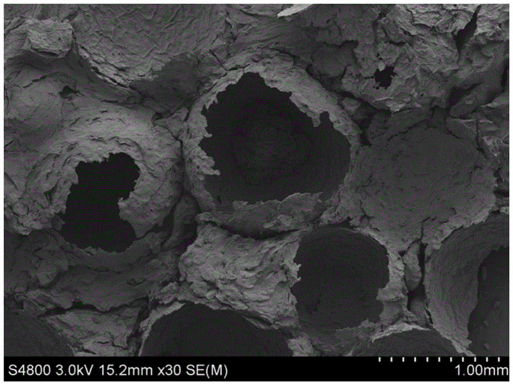 Glass powder enhanced Zr modification montmorillonite honeycomb block chromium sorbent and preparation method thereof