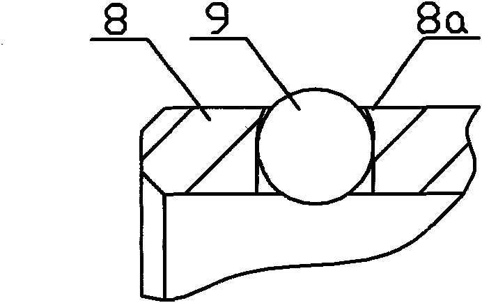 High-pressure gas circuit connector