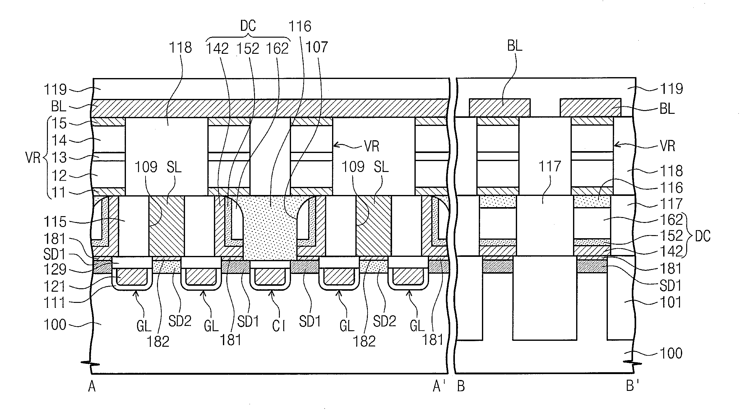 Method of fabricating resistance variable memory device and devices and systems formed thereby