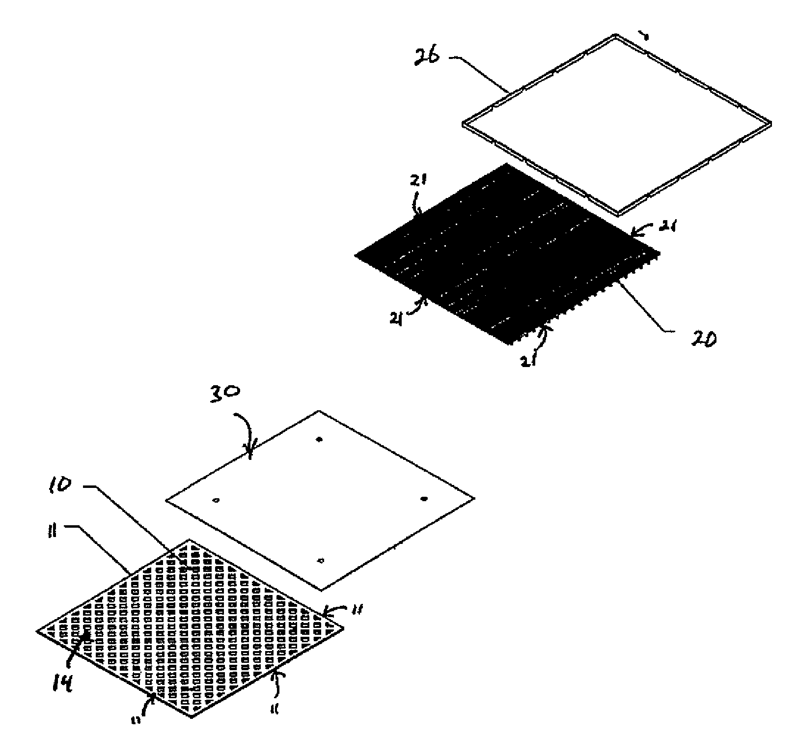 Modular entrance floor system