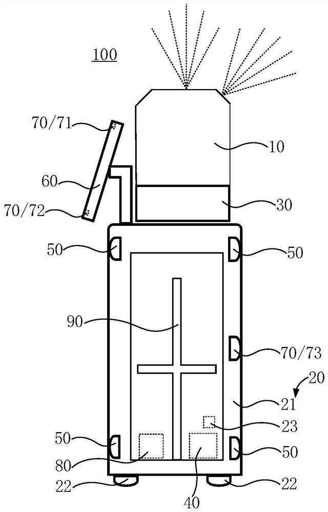 Self movable type indoor air purifying equipment and indoor air purifying method