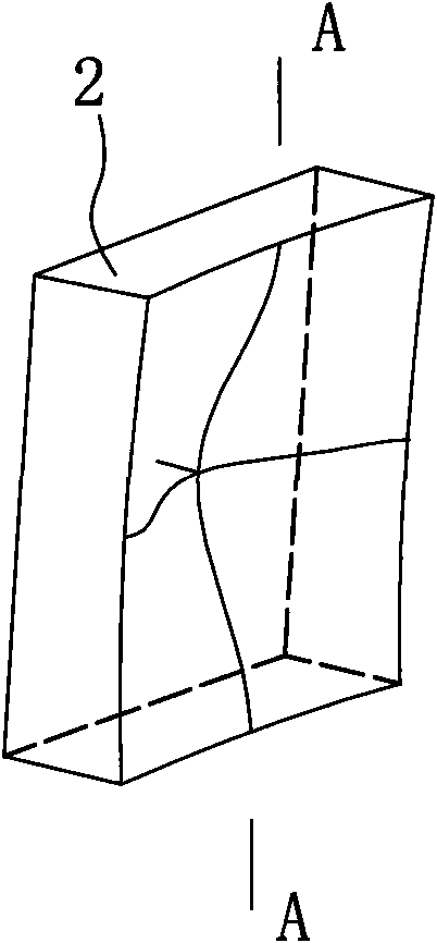 LED flat light source structure