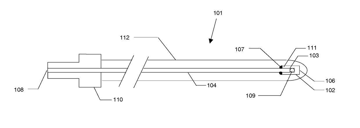 Fiber optic temperature sensor utilizing a phosphor microsphere