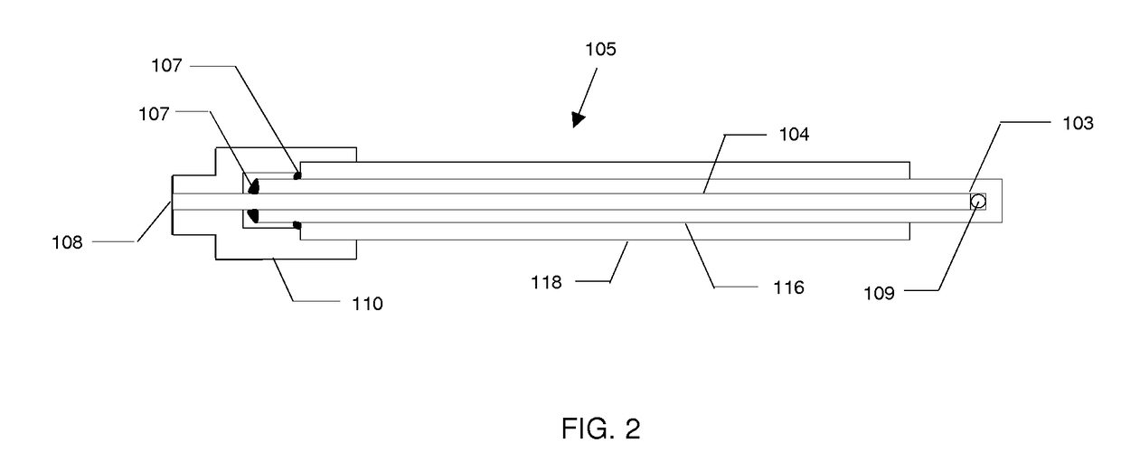 Fiber optic temperature sensor utilizing a phosphor microsphere