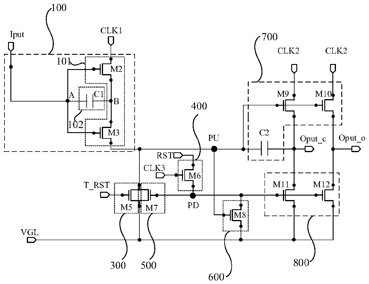 Shift register and driving method thereof, grid driving circuit and display device