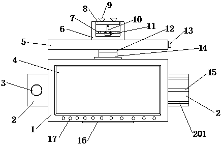 Vehicle-mounted multi-service data distributed base station based on broadband mesh self-organizing