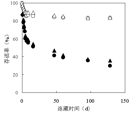 Saccharomyces cerevisiae strain with strong anti-freezing capacity and application of saccharomyces cerevisiae strain to processing of frozen blank