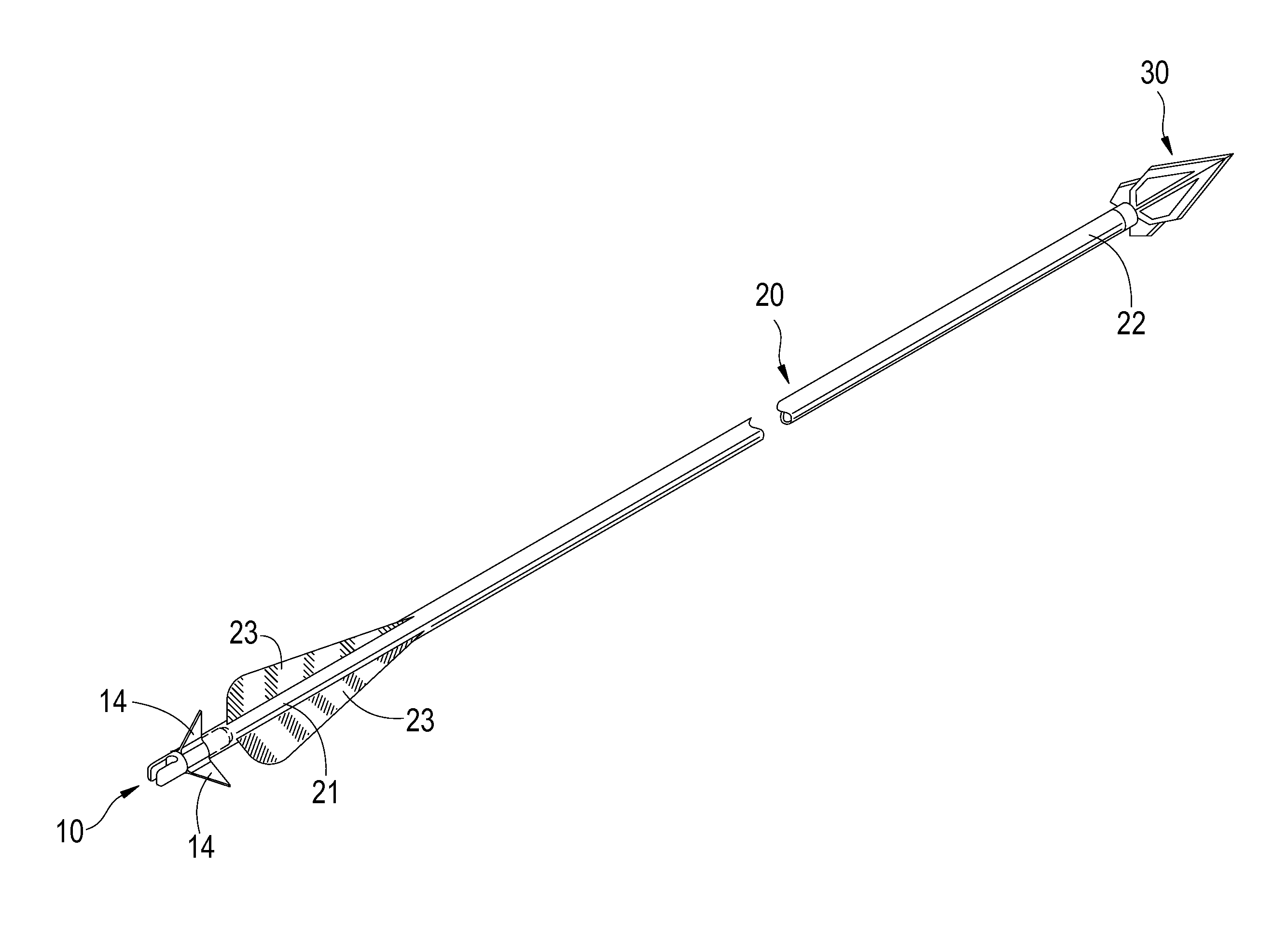 Detachable trackable arrow nock