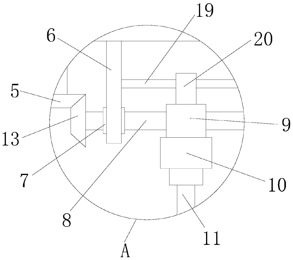 Board positioning device for furniture processing equipment