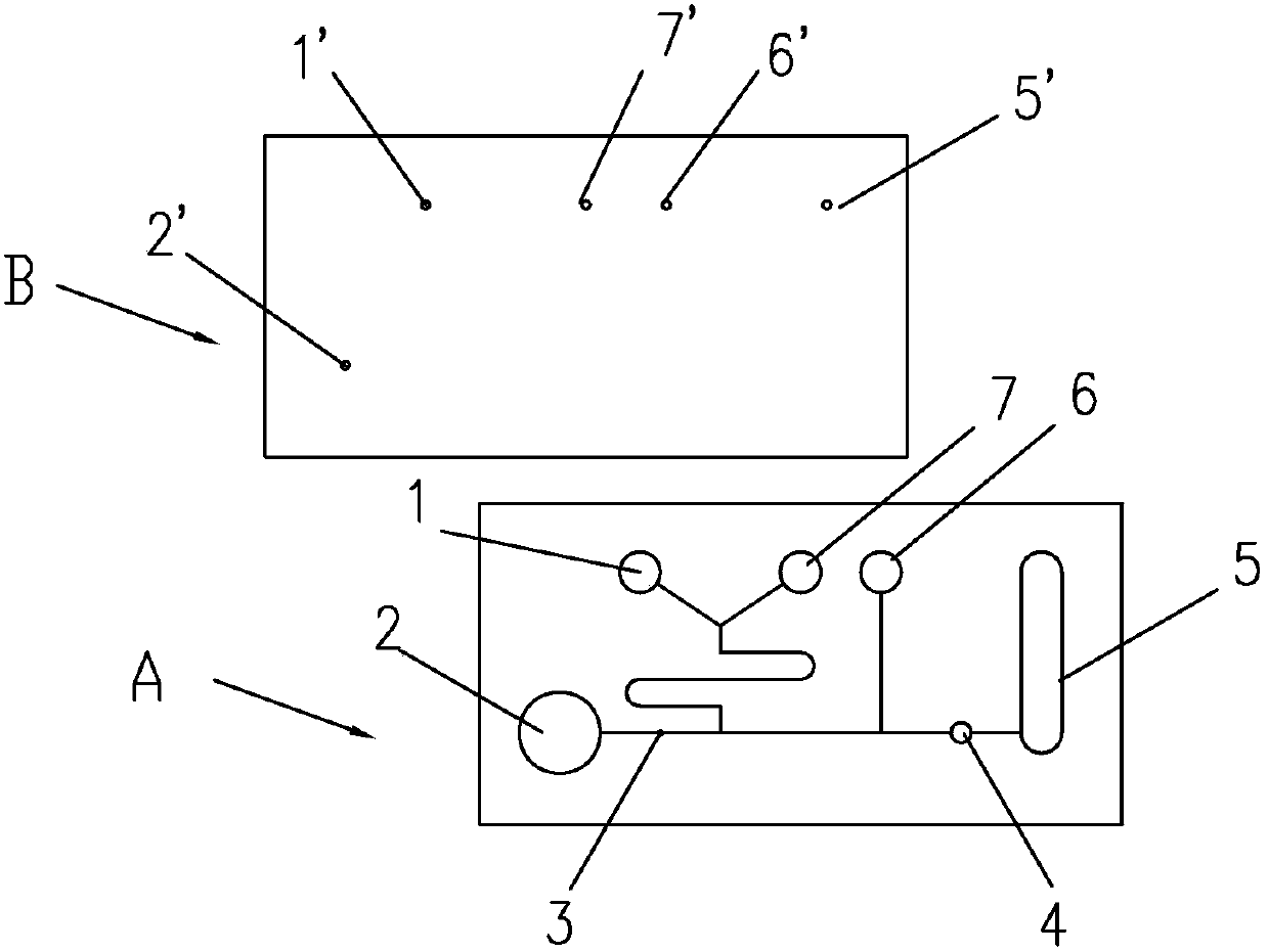 A microfluidic chip for Raman detection of methamphetamine in hair and its application method